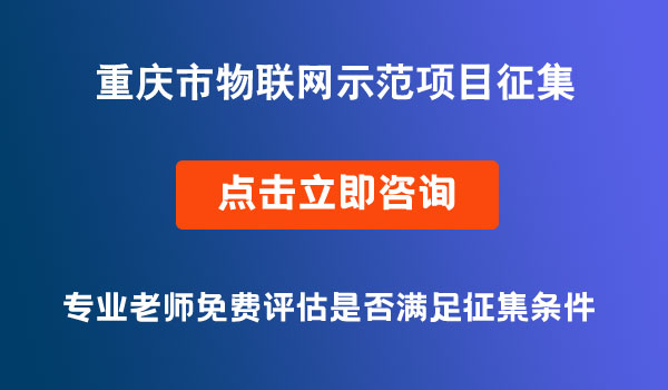 物聯(lián)網(wǎng)示范項目申報