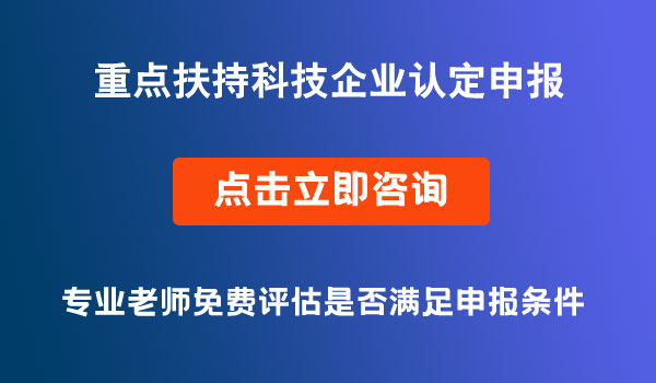 重點扶持科技企業(yè)認定