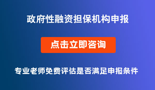 政府性融資擔(dān)保機(jī)構(gòu)申報(bào)